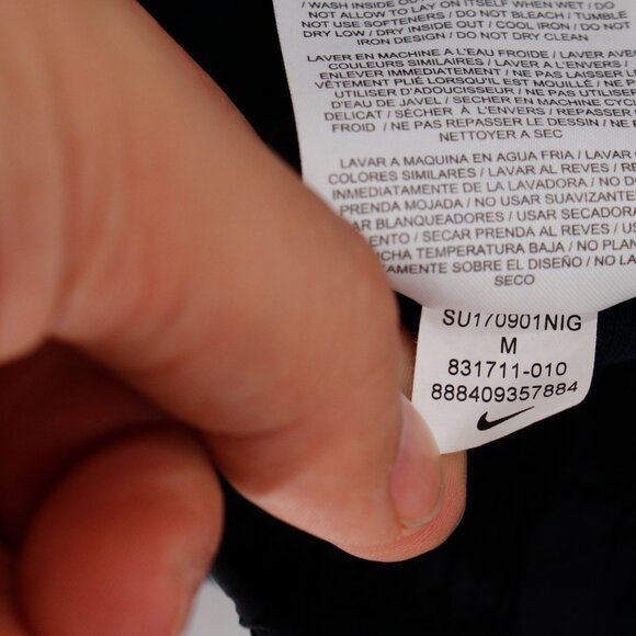 Nike Capri pants Women's medium Tech Fleece Cropped drawstring pockets elastic - Picture 6 of 9